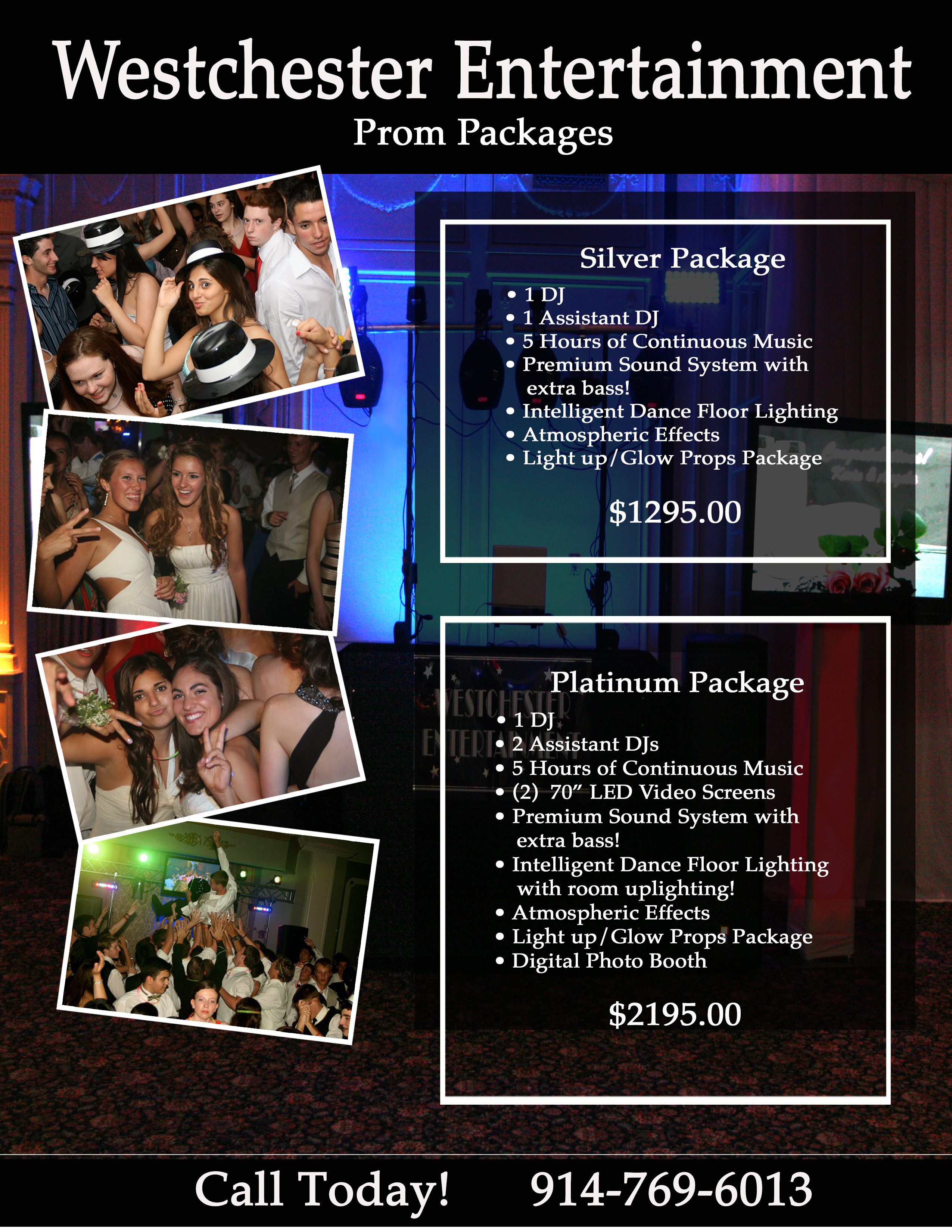 Westchester and Hudson Valley Prom DJ serving Somers, Mahopac, Carmel, Pleasantville, Dobbs Ferry, Armonk, Mt. Kisco, Bedford Hills, Goldens Bridge, South Salem