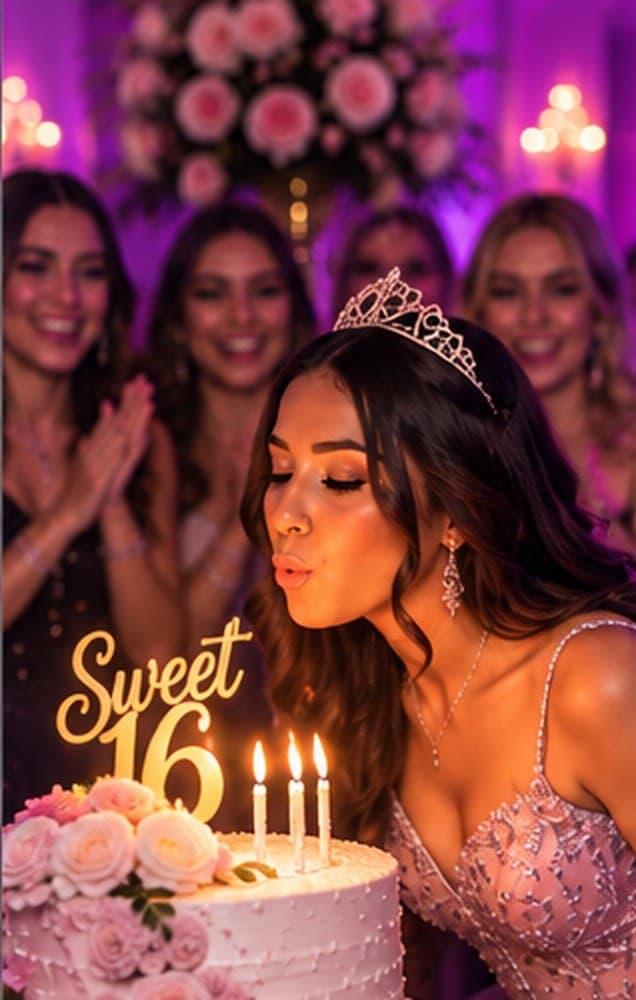 Sweet 16 DJ Platinum Package entertainment setup