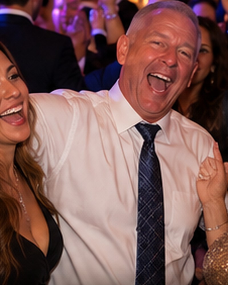 Guests enjoying a lively celebration